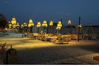 Night visit to the Agafay desert