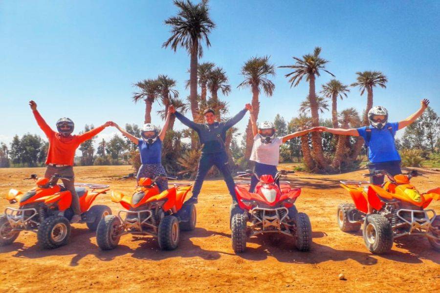 Passeio de quadriciclo no Palmeraie de Marrakech