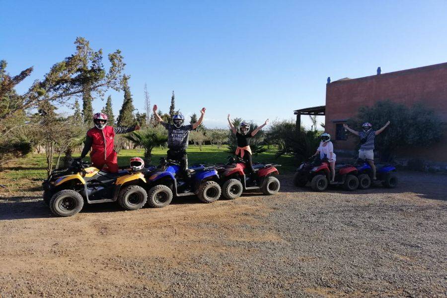 Passeio de quadriciclo no Palmeraie de Marrakech