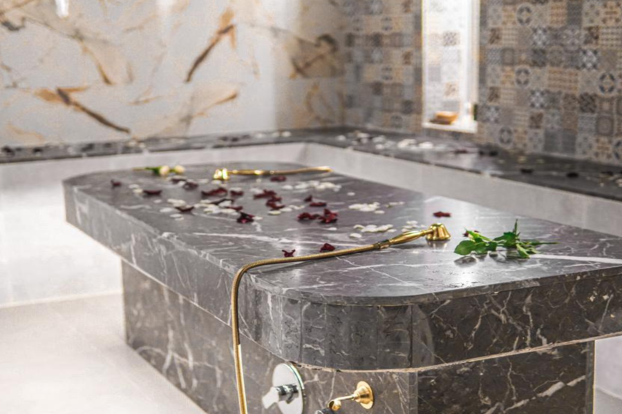 Experiência romântica de spa com jantar no restaurante Chouf L'Or