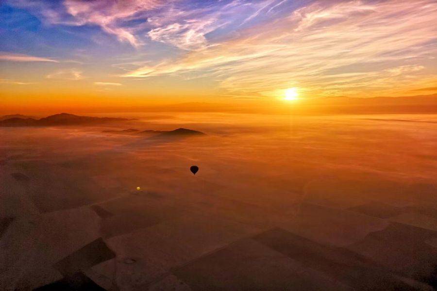 Aventura em balão de ar quente em Marrakech