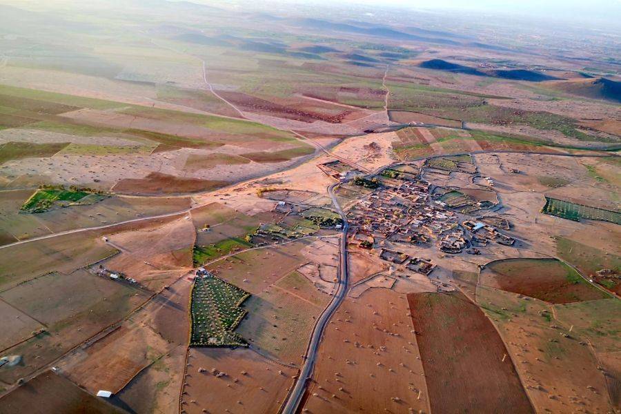 Aventura em balão de ar quente em Marrakech