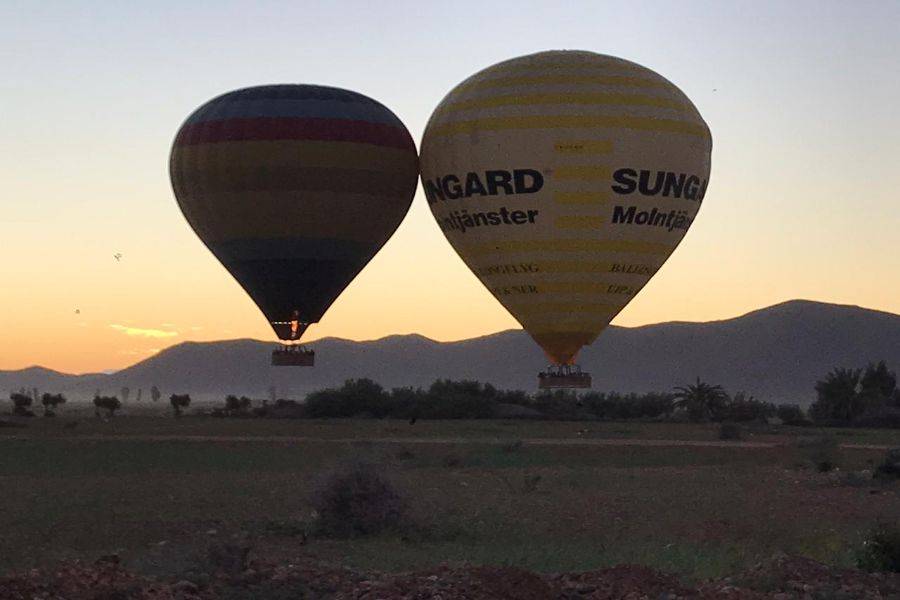 Aventura em balão de ar quente em Marrakech