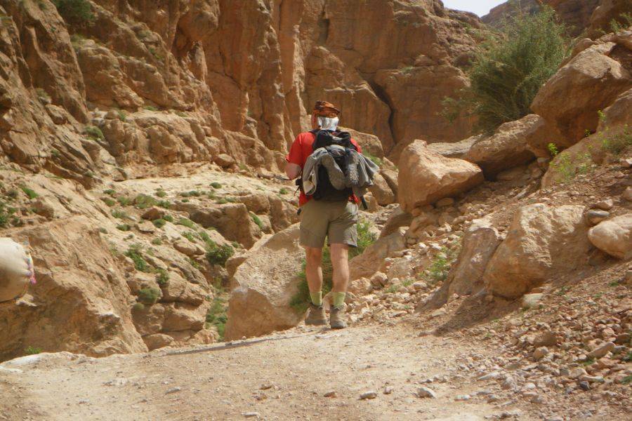 2 dias de caminhada na montanha Toubkal