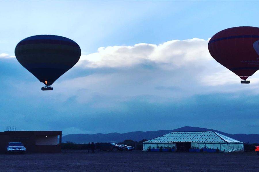 Aventura em balão de ar quente em Marrakech