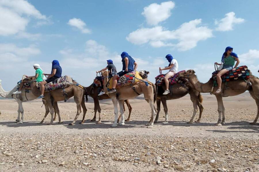 Excursão noturna no deserto de Agafay por 2 dias
