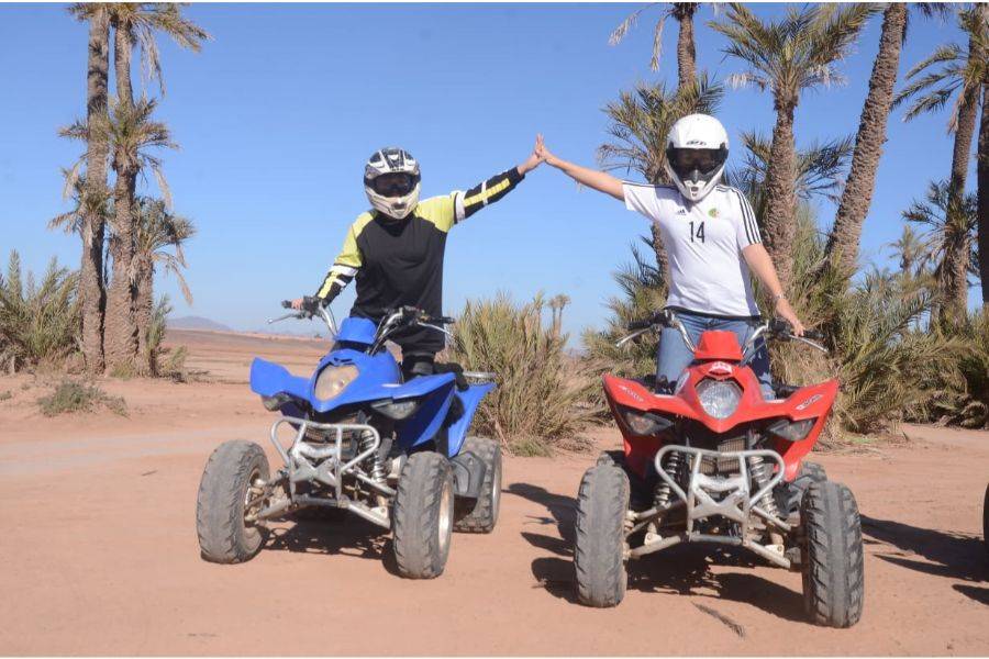 Passeio de quadriciclo no Palmeraie de Marrakech