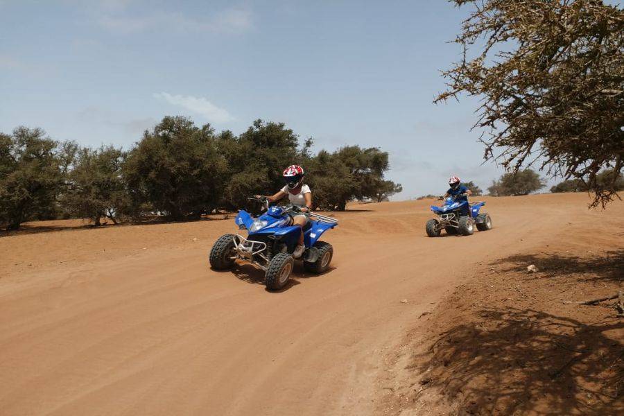 Aventura de quadriciclo em Agadir