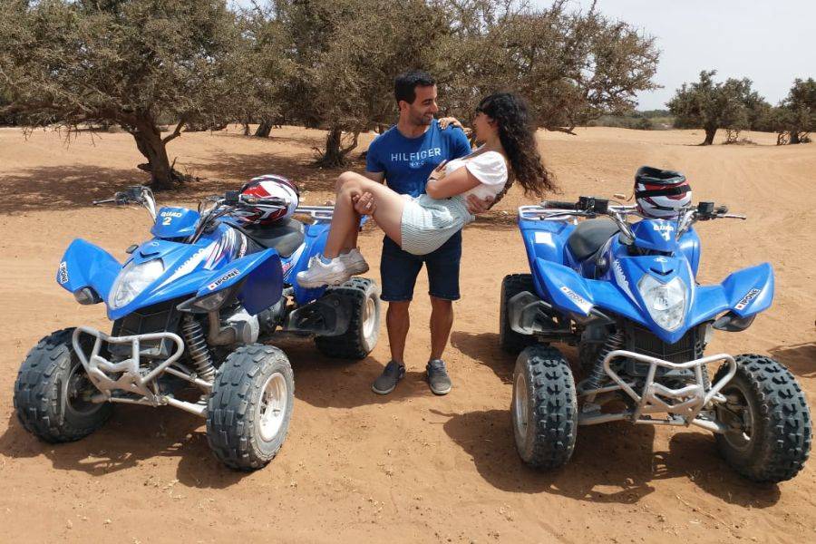 Aventura de quadriciclo em Agadir