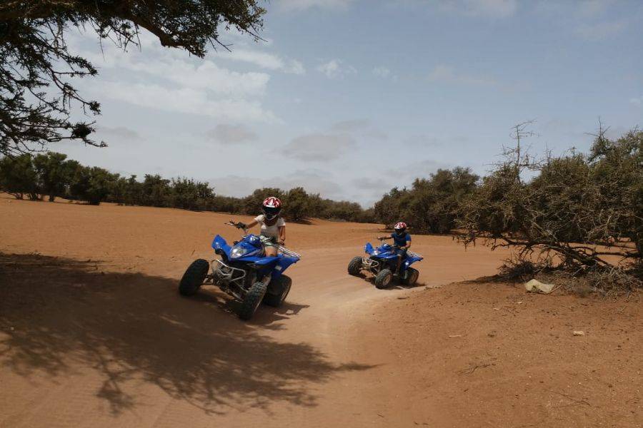 Aventura de quadriciclo em Agadir