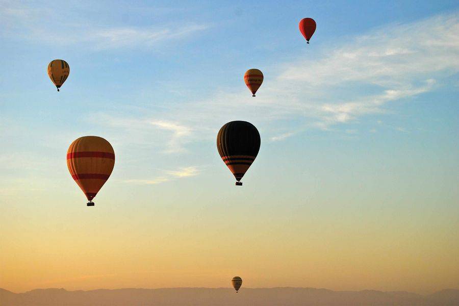 Aventura em balão de ar quente em Marrakech