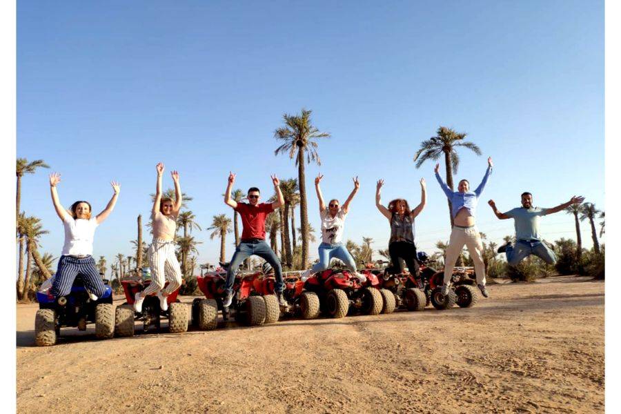 Passeio de quadriciclo no Palmeraie de Marrakech