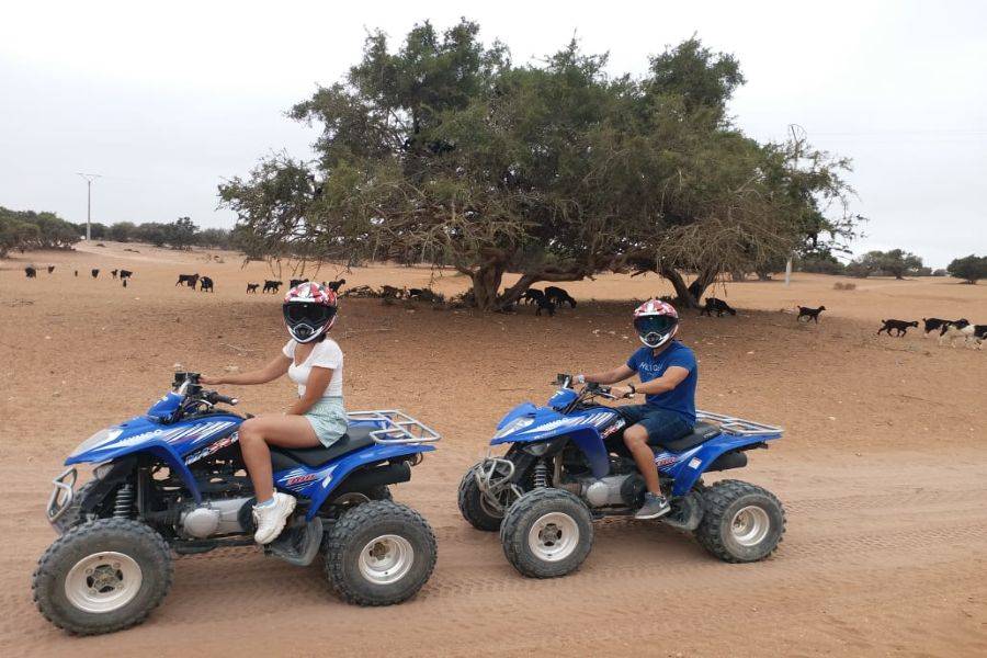 Aventura de quadriciclo em Agadir