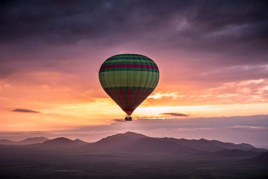 Aventura em balão de ar quente em Marrakech