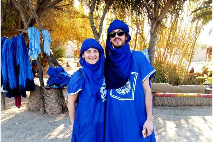 Passeio de camelo no Palmeraie de Marrakech