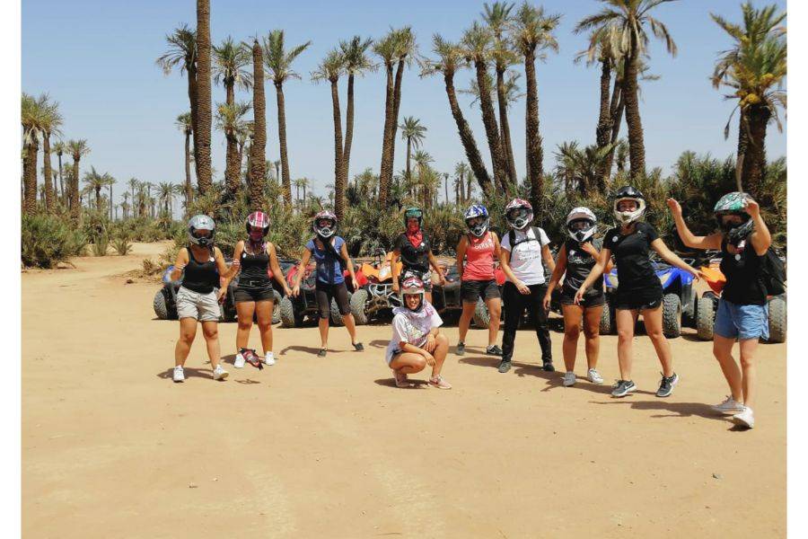 Passeio de quadriciclo no Palmeraie de Marrakech