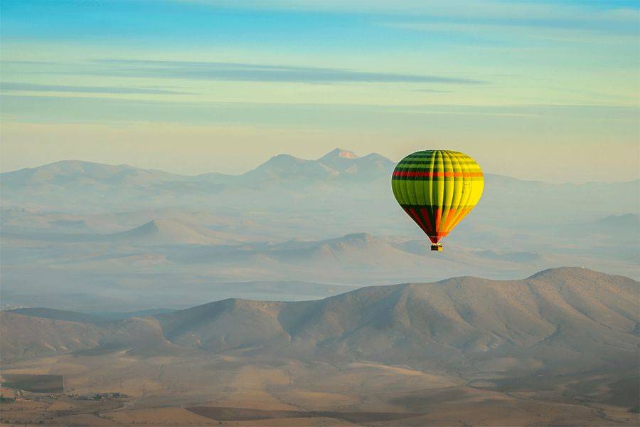 Aventura em balão de ar quente em Marrakech