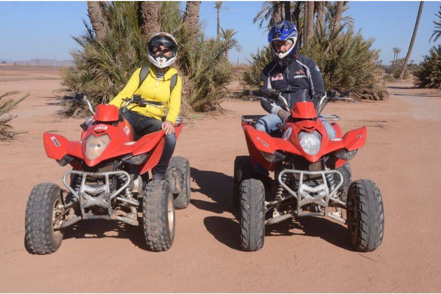 Passeio de quadriciclo no Palmeraie de Marrakech