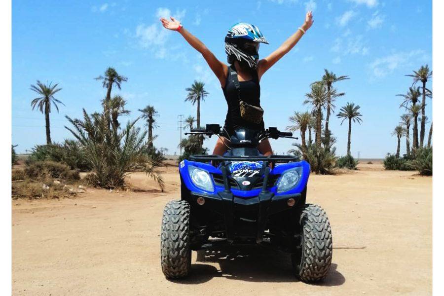 Passeio de quadriciclo no Palmeraie de Marrakech