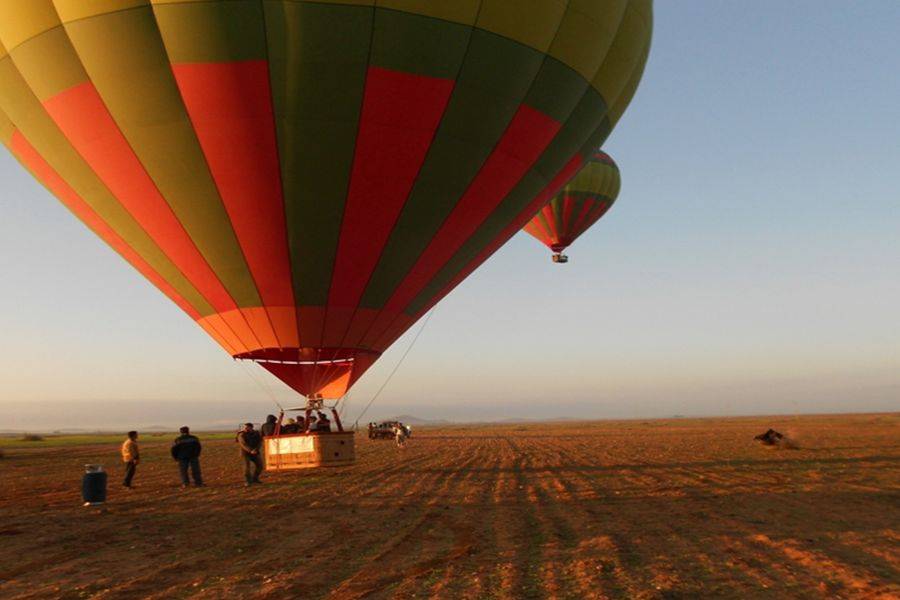 Aventura em balão de ar quente em Marrakech
