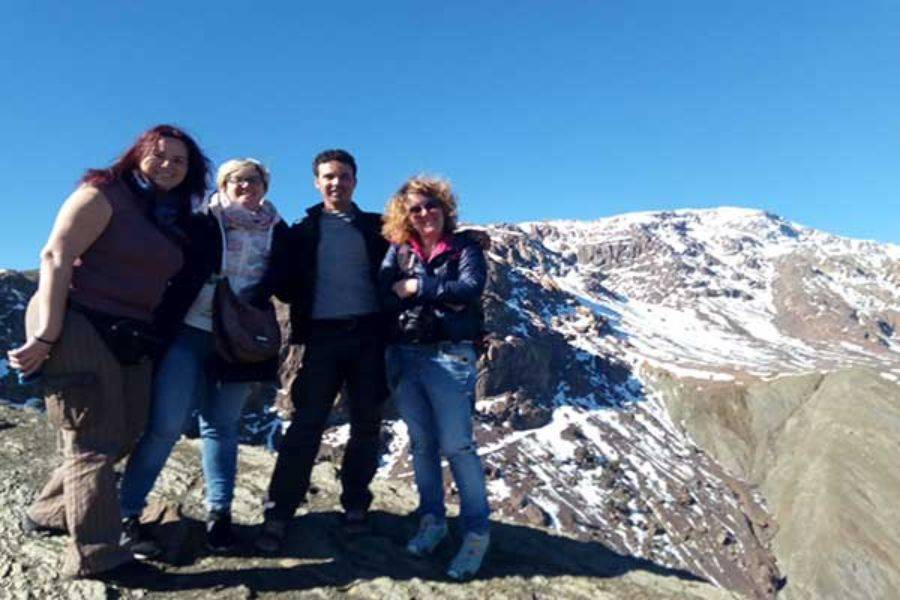 2 dias de caminhada na montanha Toubkal