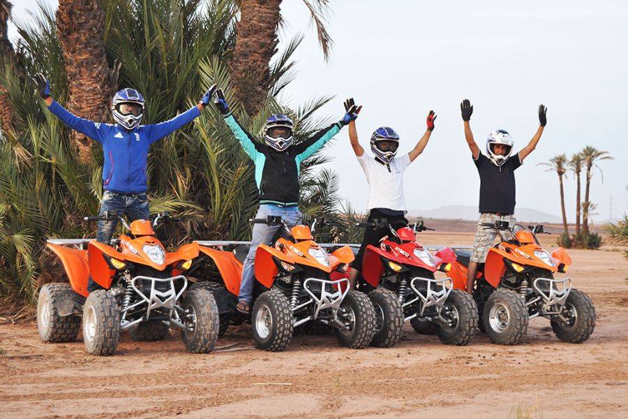 Passeio de quadriciclo no Palmeraie de Marrakech