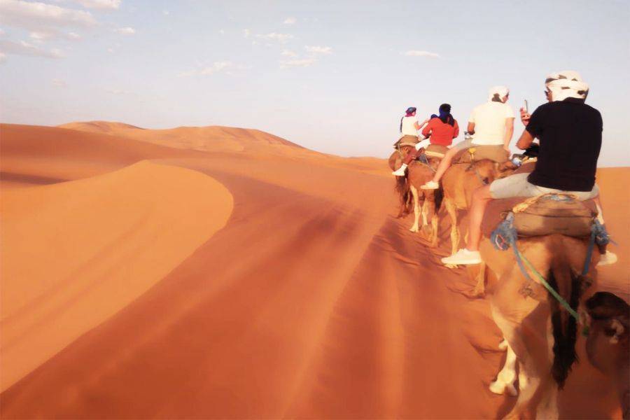 Excursão particular no deserto de Merzouga em meia pensão com partida de Casablanca