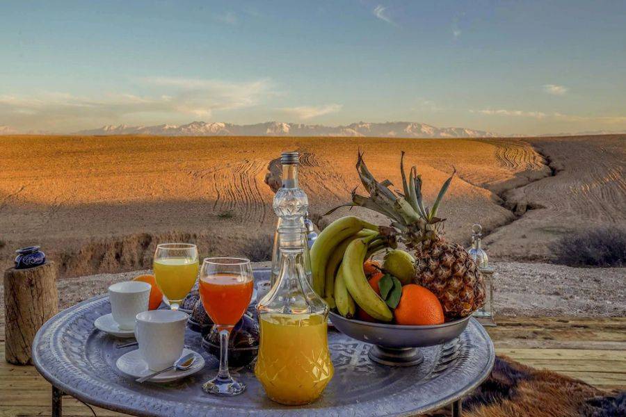 Excursão noturna no deserto de Agafay por 2 dias