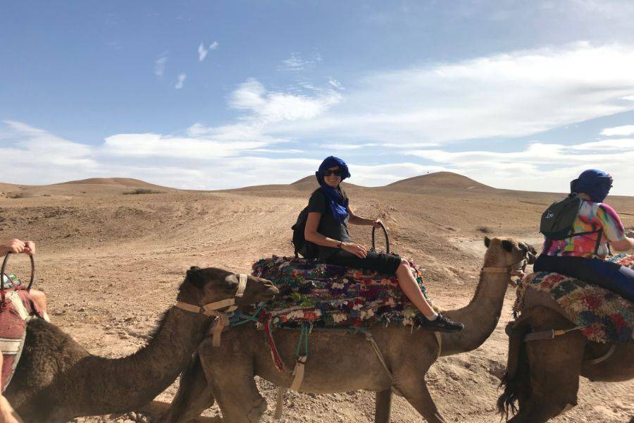 High Atlas Mountain Imlil com passeio de camelo e jantar no deserto de Agafay