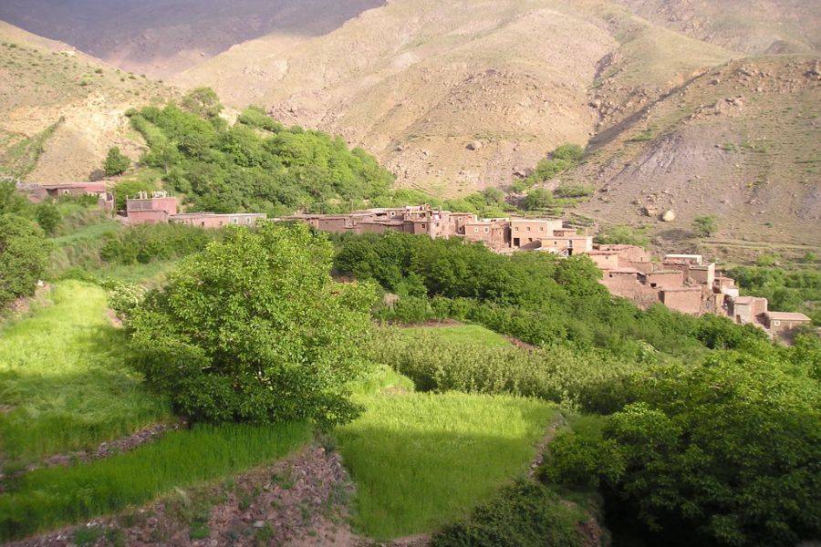 High Atlas Mountain Imlil com passeio de camelo e jantar no deserto de Agafay