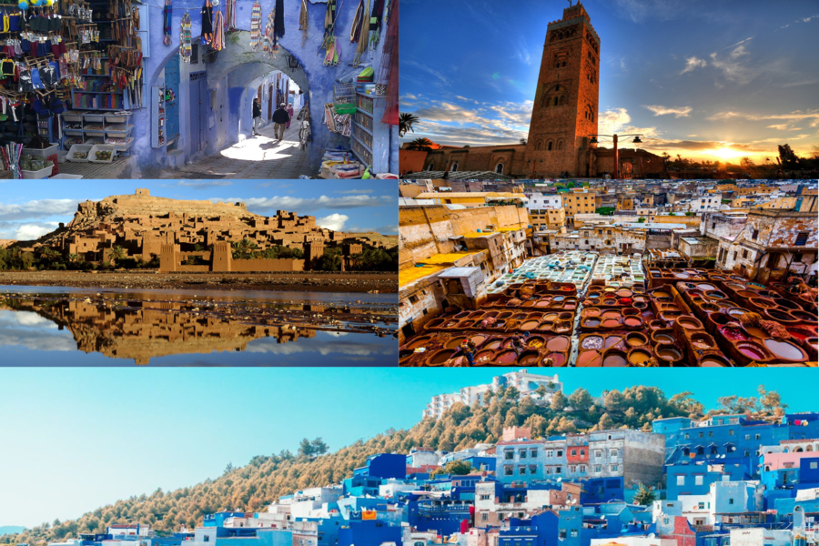 Grand Tour a Marrocos de Marrakech a Tânger por 7 dias