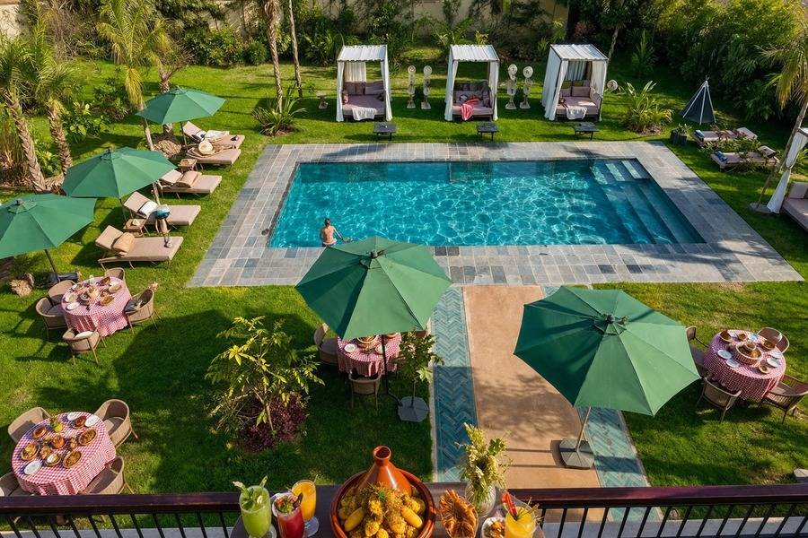 Marraquexe: Passeio de Balão ao Nascer do Sol, Dia de Piscina e Almoço